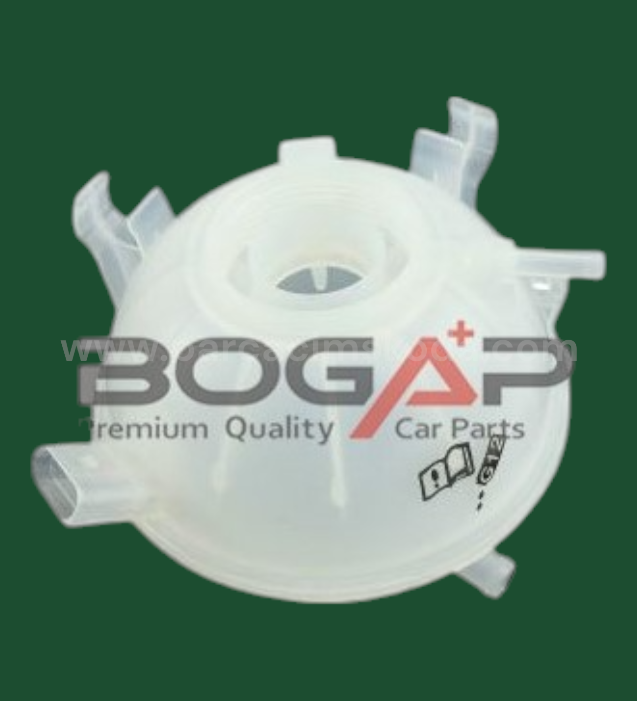 RADYATÖR YEDEK SU DEPOSU & KAPAĞI ( Siyah )