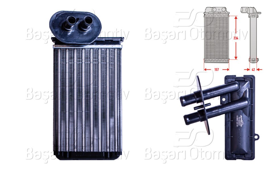 KALORIFER RADYATORU MEKANIK 235X157 MM