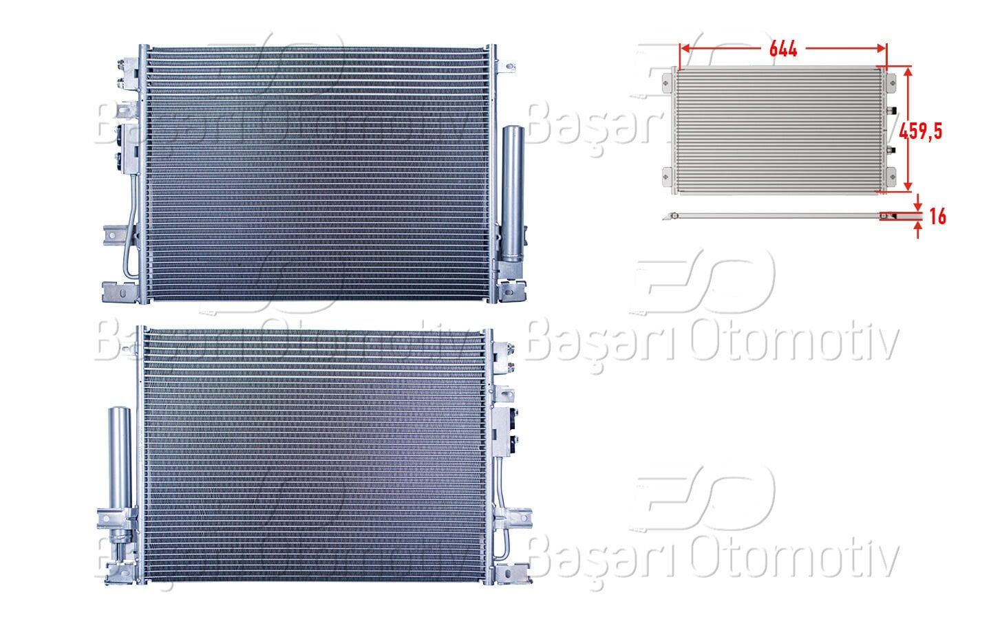 KLIMA RADYATORU 644X459,5X16