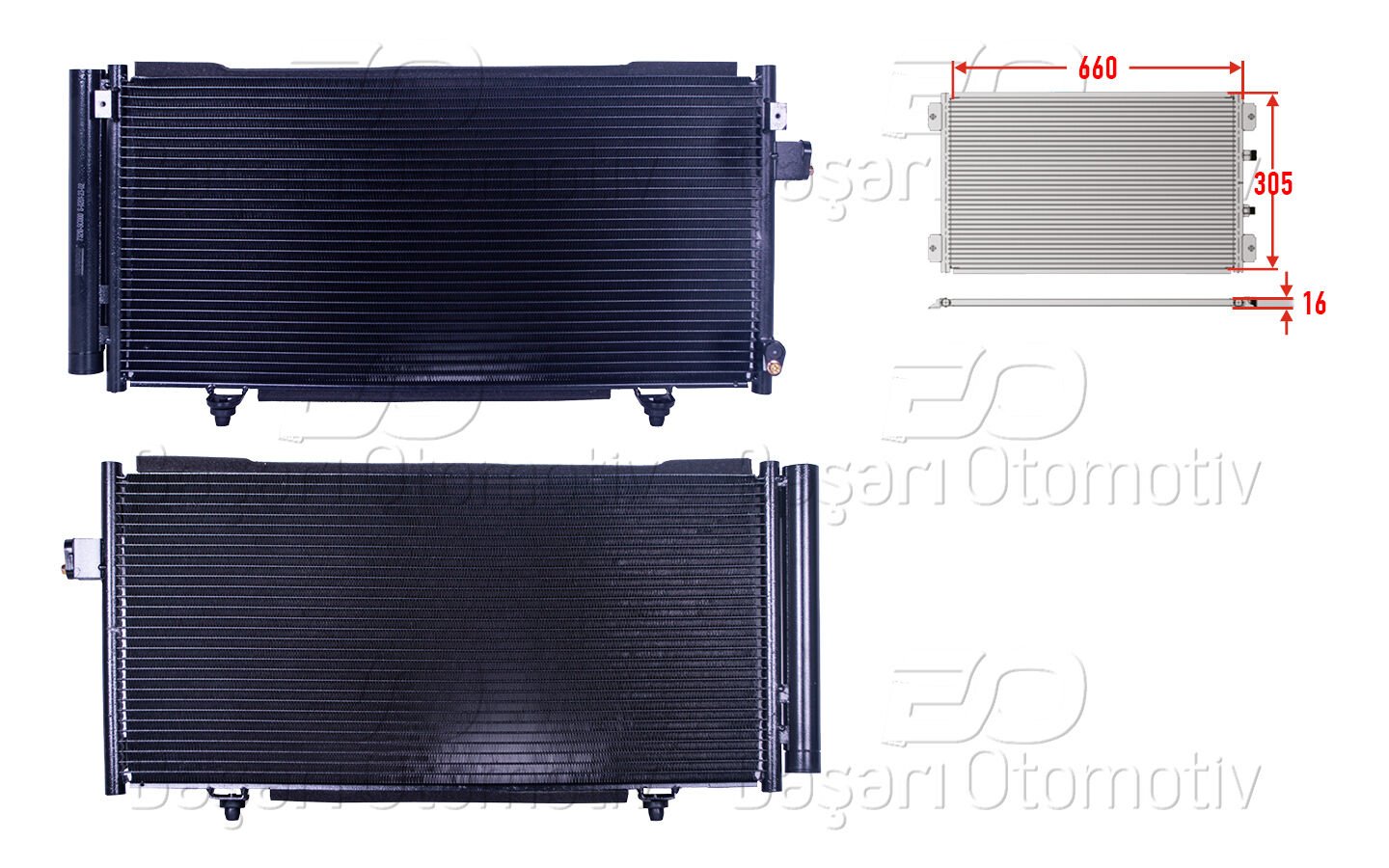 KLIMA RADYATORU 660X305X16