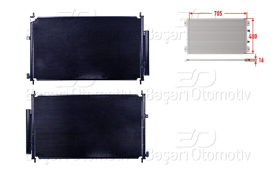 KLIMA RADYATORU 705X400X16