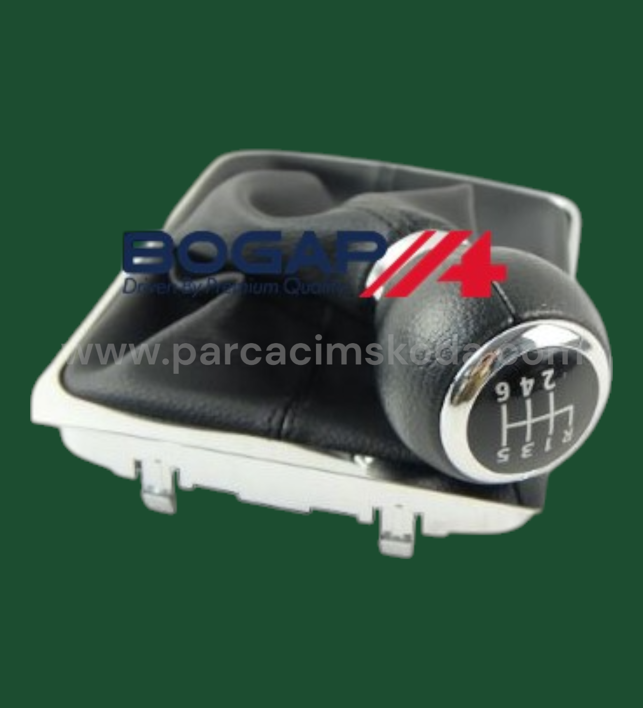 VİTES TOPUZU & KÖRÜĞÜ ( 6 Vites Krom&Krom Çerçeve)