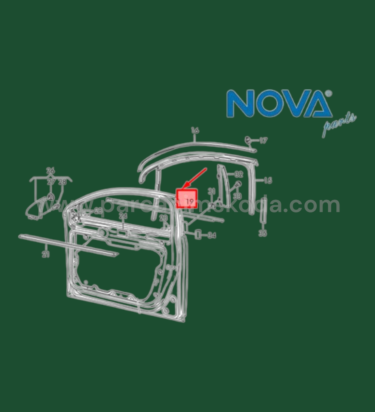 CAM SIYIRICI FİTİL ÖN  L ( Krom )