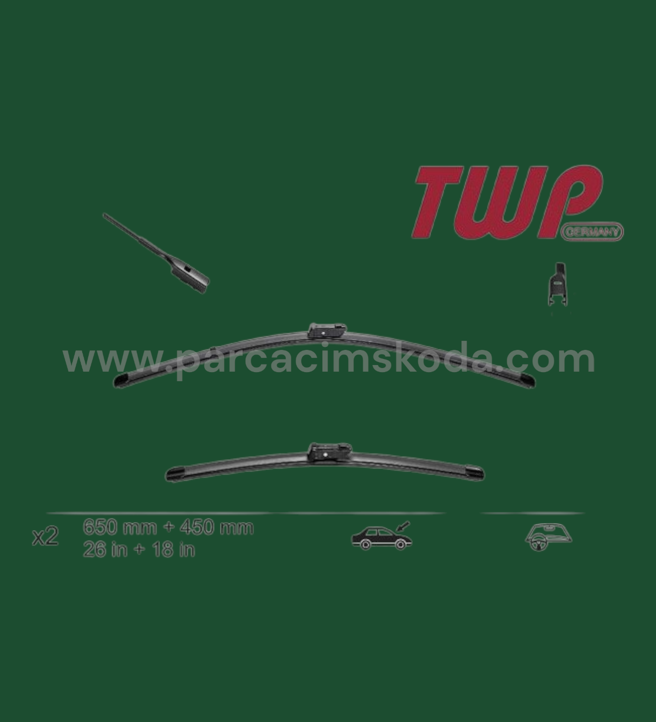 SİLECEK SÜPÜRGESİ L & R ( Set )