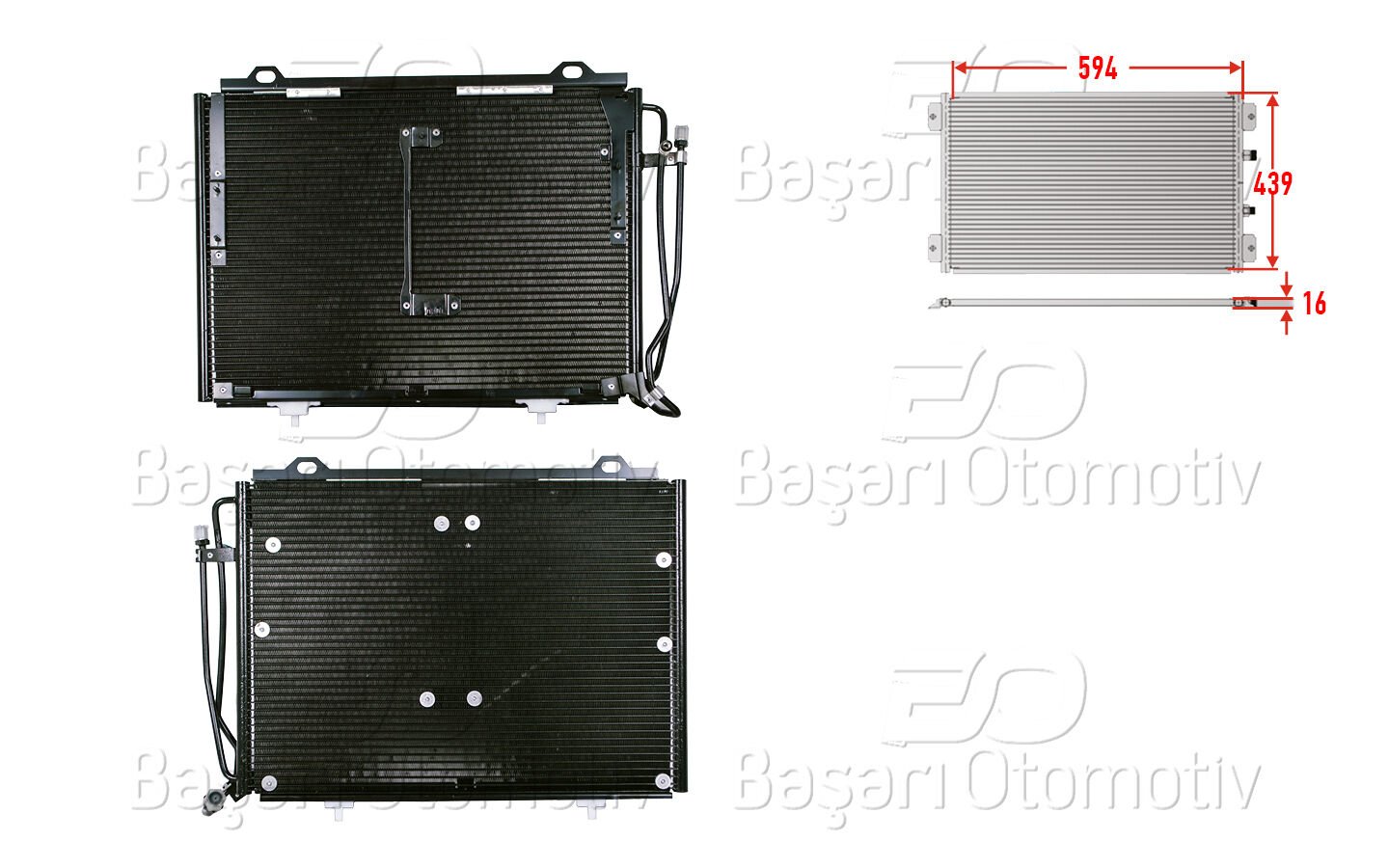 KLIMA RADYATORU 594X439X16