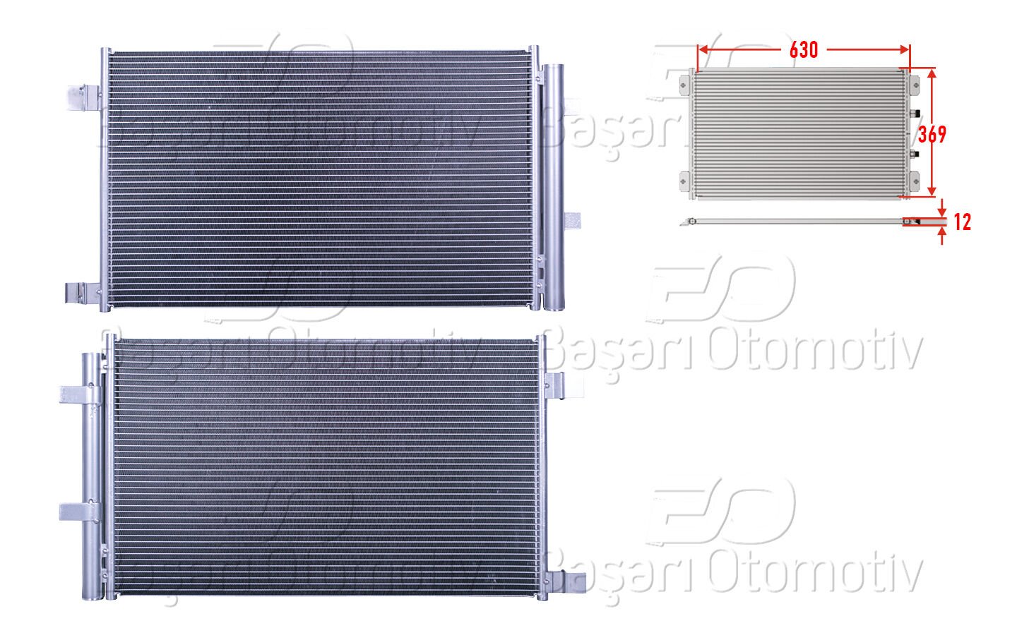 KLIMA RADYATORU 630X369X12