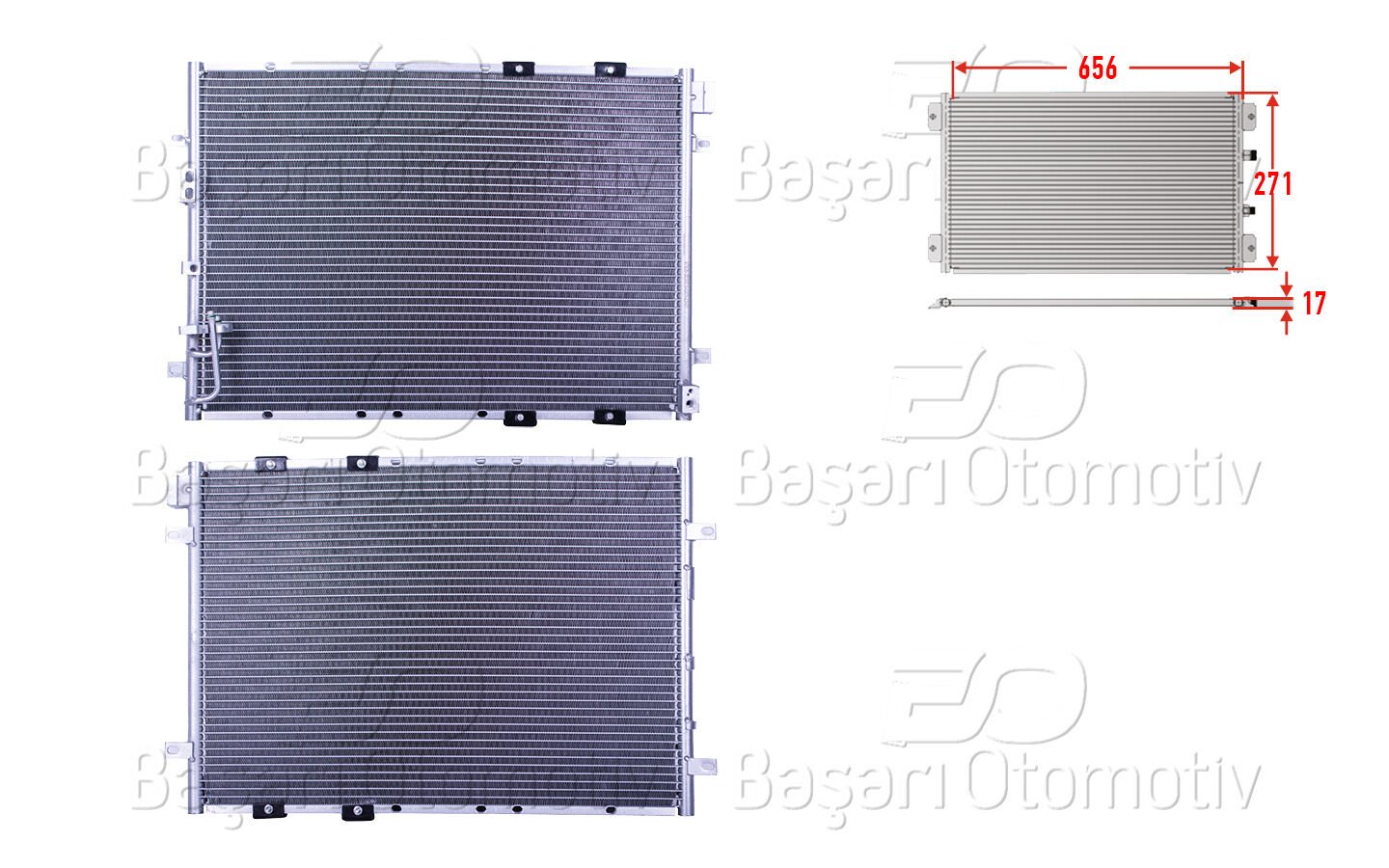 KLIMA RADYATORU 656X271X17