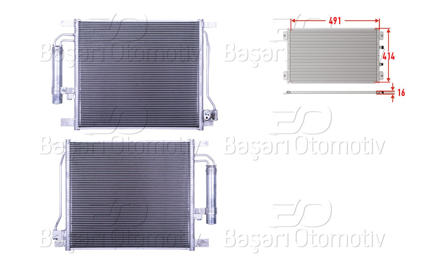 KLIMA RADYATORU 491X414X16