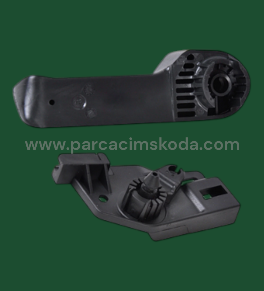 MOTOR KAPUT İÇ AÇMA KOLU & BRAKETİ TAKIM ( Siyah )