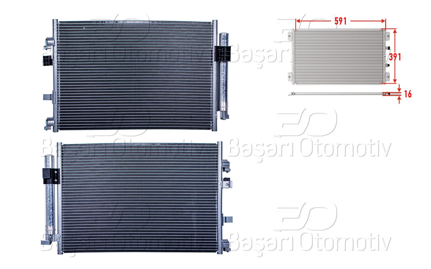 KLIMA RADYATORU 591X391X16