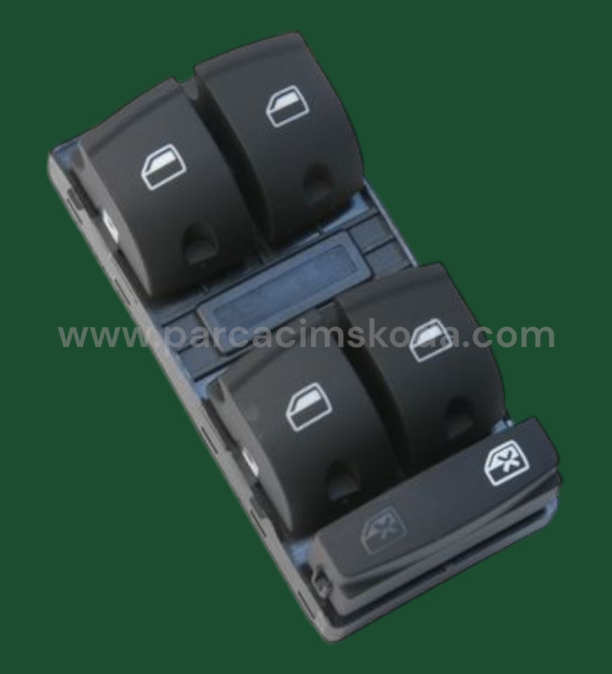 CAM AÇMA DÜĞMESİ  ( 4 Lü ) 4F0959851F AUDİ A3 - A6 - AUDİ Q7