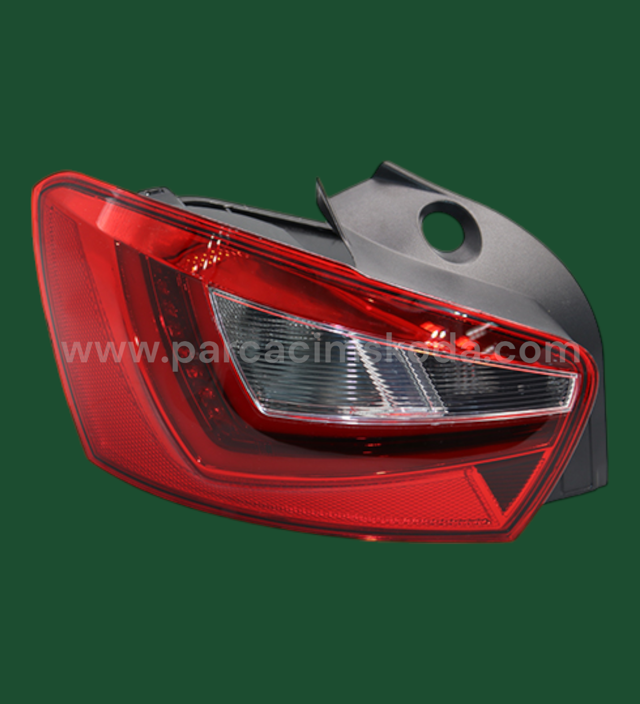 STOP LAMBASI  L  Led ( Siyah Plastik 5 Fişli )